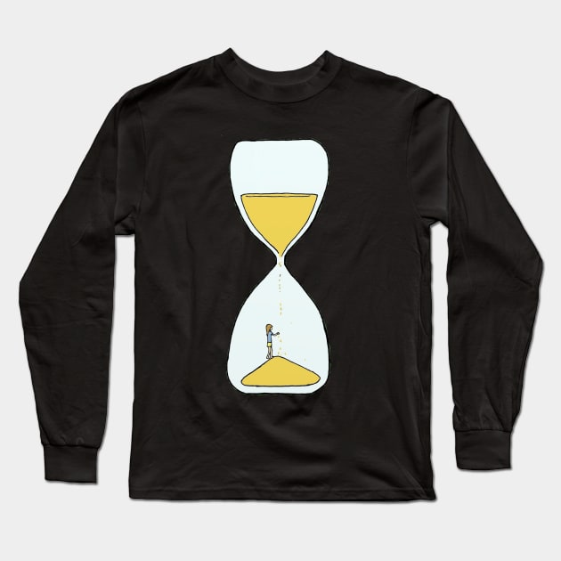 Pastel hourglass observation Long Sleeve T-Shirt by TealPangolin